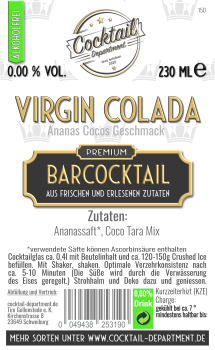 Virgin Colada Cocktail